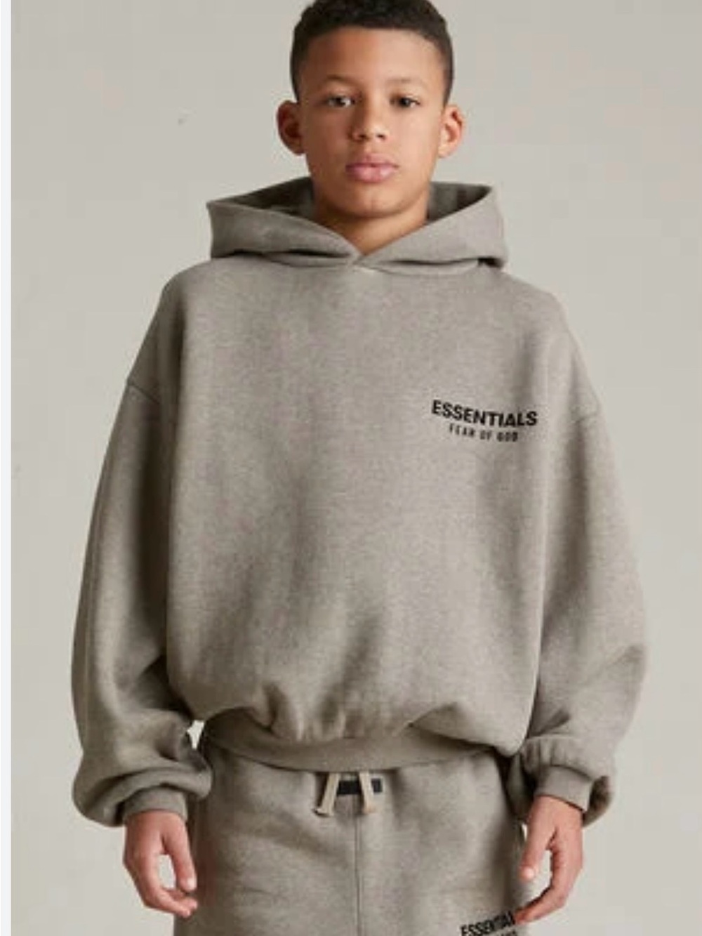ESSENTIALS Fear of God Kids Hoodie - XS (4-5)